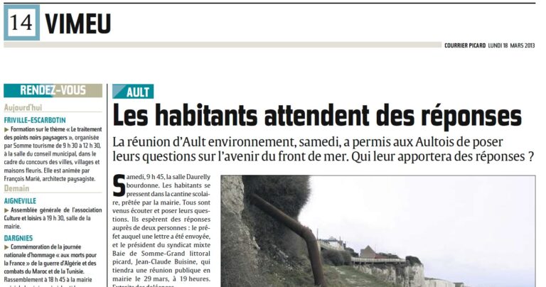 Ault Environnement à travers la presse