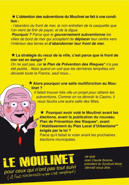 Tracts et photos de nos actions